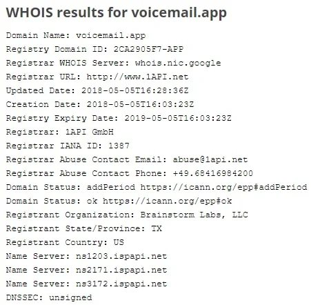 Know who owns Voicemail.app? — Want to
