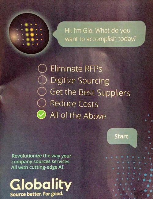 In this magazine ad? — What’s missing