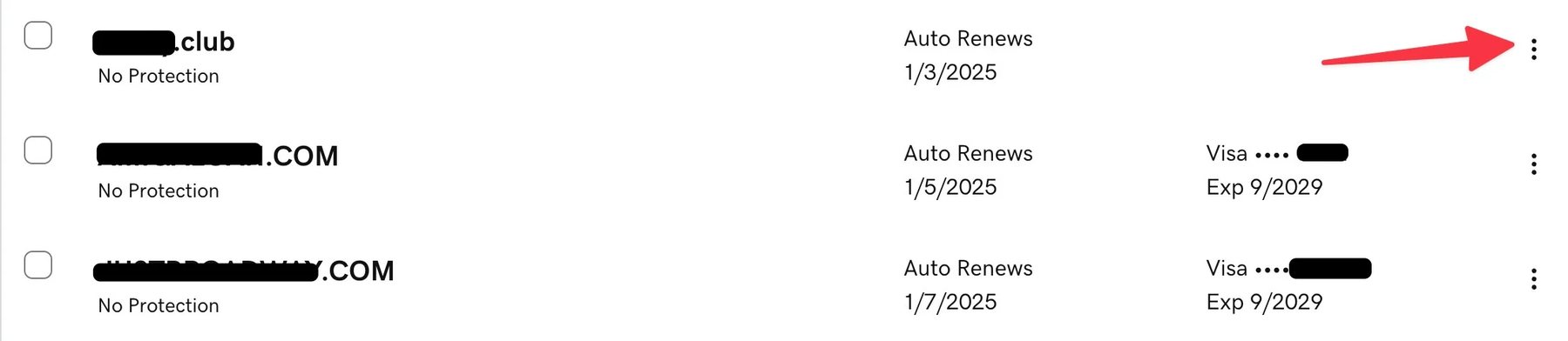 In GoDaddy premium auction? Be sure to add a payment method — Win domains