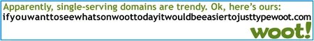 Fun with 59 Character Domain — Woot Pokes