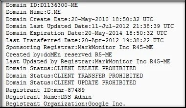 Bought G.me and it now forwards to Google+ — Yep, Google