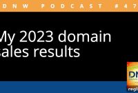 My 2023 Domain Sales Review
