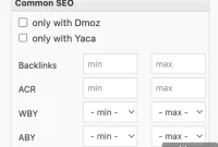 Harnessing Common SEO on ExpiredDomains.net