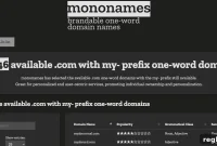 Mononames: Unlock Hand-Registrable Domains