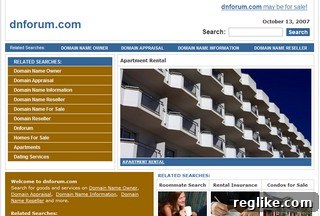 Afternic's Internet Explorer Bug Redirects DNForum to a Parked Page 2 DNForum parking page screenshot