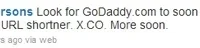 GoDaddy Unveils x.co URL Shortener