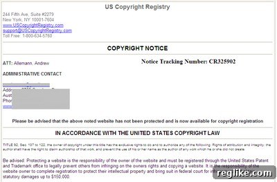 Bogus US Copyright Domain Registry Scams 2 us copyright registry scam warning