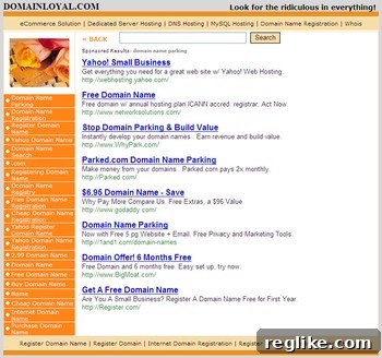 Domain Name Arbitrage 3 domainloyal landing page screenshot