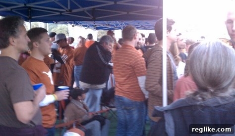 Tailgating at the Austin Domainer Weekend