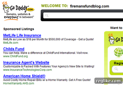 FiremansFundBlog.com Holding Page Screenshot of FiremansFundBlog.com holding page