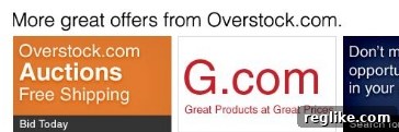 g-com G.com marketing on Overstock.com