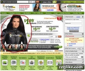 UI Insights for Domain Name Businesses 3 GoDaddy home page