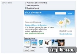 Google AdSense for Domains Introduces Template Options 2 Adsense for Domains