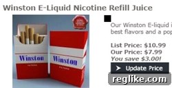 R.J. Reynolds Battles Online e-Cigarette Retailer 2 Winston Cigarette Pack