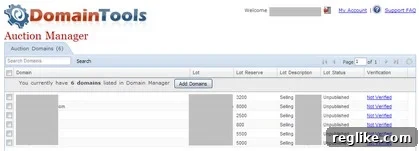 Aftermarket.com Auction Manager Screenshot TrafficZ Auction Manager Interface