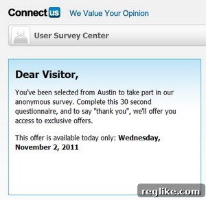 LinkedIn Targets Survey Domain Imitators 2 Screenshot of the Fake LinkedIn Survey