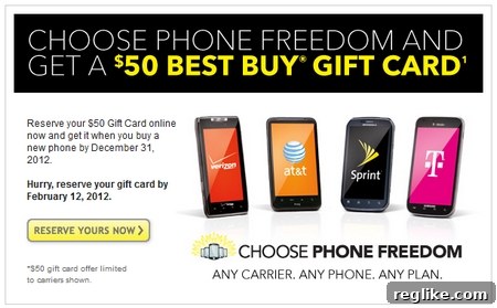 phone-freedom Best Buy Phone Freedom email promotion showcasing mobile deals