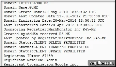 g-me G.me domain redirecting to Google+