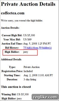 namejet-1 NameJet auction showing a defaulted domain