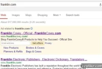 Not a guaranteed success for all: FranklinCovey faces lawsuit for using Franklin.com keyword in Google Ads.