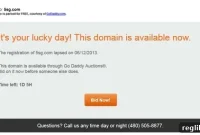 GoDaddy Experiments with New Landing Page for Expired Domains