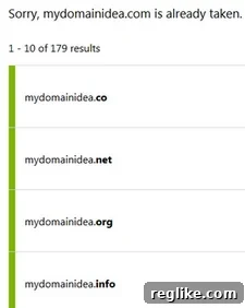 GoDaddy Earns Sixth Patent for Top Level Domain Ad System 2 GoDaddy search suggestions