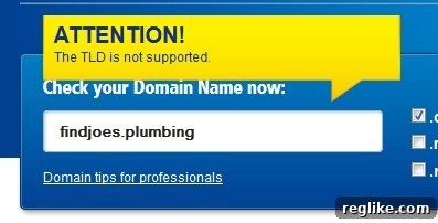 New TLDs Emerge Domain Search Stumbles 2 1&1 Search Results Showing No New TLD Support