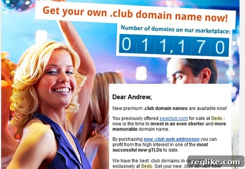 Sedo: Doing What Registrars Don't 2 sedo-club