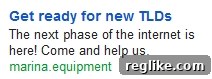 What's the deal with this new TLD ad? 2 Contextual TLD Ad