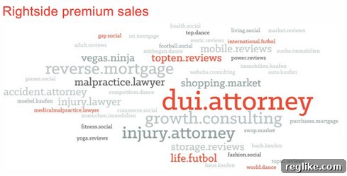 Key Takeaways from Rightside's Investor Presentation 3 Rightside Premium Domain Sales Examples