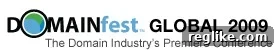 DOMAINfest Global - A Premier Domain Name Industry Conference DOMAINfest Global conference logo and branding.
