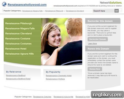 renaissance-hollywood Screenshot of an expired domain page for renaissancehollywood.com