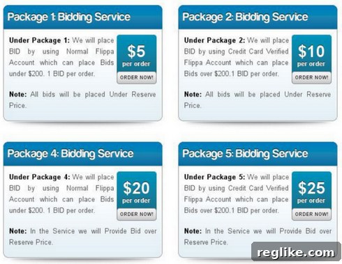 Flippa Bid Buying Unpacking Marketplace Ethics 3 FlippaBid Service Offerings
