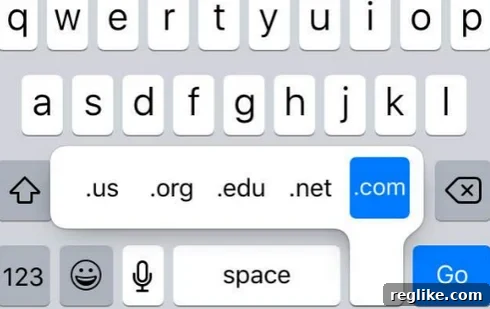 iOS 9.2 Fixes Bug Restores .com Shortcut 2 .com iOS 9.2