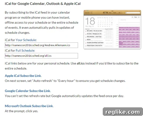 Streamline Your NamesCon Schedule with Sched 5 Choose iCal link or automatic import for your NamesCon schedule