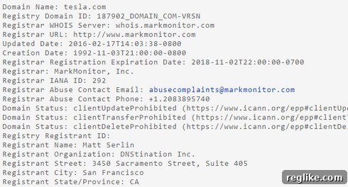 Tesla Finally Drives Home Tesla.com 3 Tesla Whois Record