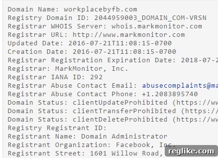 Facebook Registers Domain Names for Workplace Service Securing the Digital Workspace: Facebook's Domain Strategy 2 Facebook Workplace Domain Registration