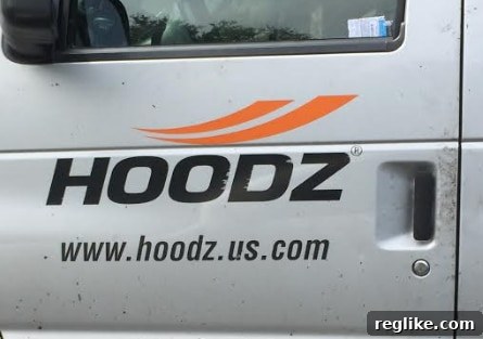 The Domain Name That Made Me Look Twice 2 Truck displaying a .us.com domain name for a company called Hoodz