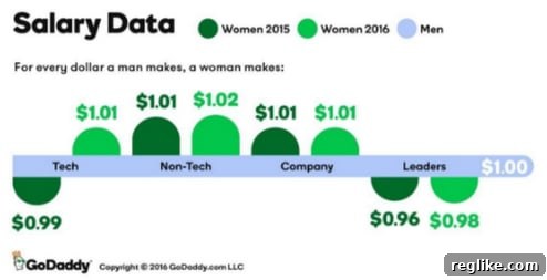 GoDaddy Sets the Bar Women Outearn Men 2 godaddy-women