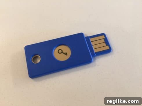 YubiKey security key