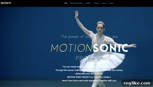 Sony establishes new digital presence on .Sony domain. 3 MotionSonic Project: Creating Sound with Movement