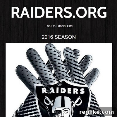 Raiders Owners Prescient Las Vegas Domain Grab in 1998 2 Unofficial Raiders Fan Site Screenshot