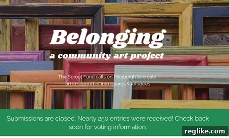 One Week With Art: Early Impressions 2 Belonging.art website screenshot