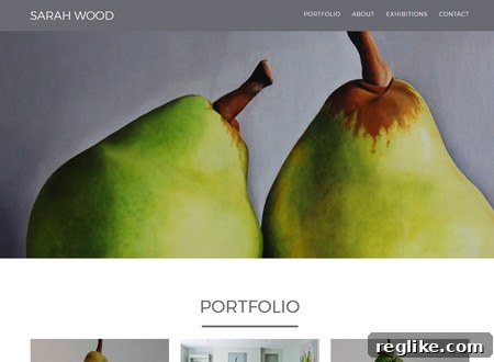 One Week With Art: Early Impressions 3 SarahWood.art website screenshot