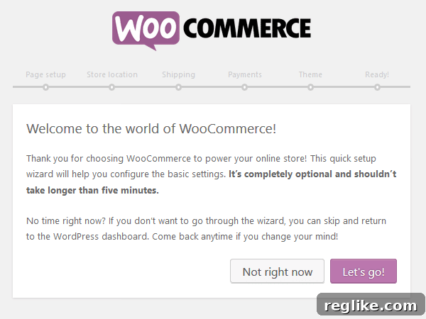 Convert Your Existing Domain into an Online Store Using WooCommerce 4 WooCommerce Plugin - Setup Wizard