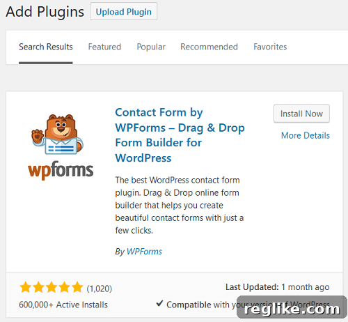 Effortlessly Add a Contact Form to Your WordPress Site 2 WPForms - Installation and Activation