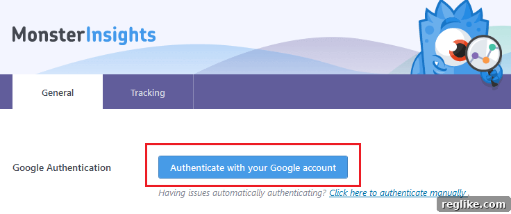 Boost WordPress Insights: Google Analytics Integration 10 Google Analytics - MonsterInsights - Authenticate Google Account