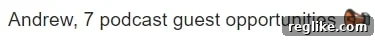 Opened Gmail email showing different megaphone emoji