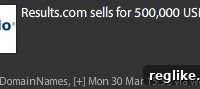 Sedo’s Half-Million Dollar Result: The Sale of Results.com