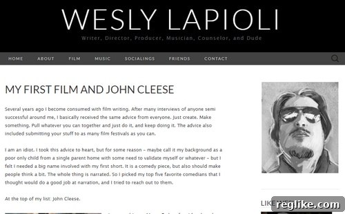 Unpacking Fifteen End User Domain Name Sales 2 Film writer and producer Wesly Lapioli wisely acquired the premium domain Wesly.com, enhancing his personal brand online.